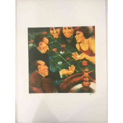 Remo Squillantini Offsetová litografia certifikovaná 50x70 cm
