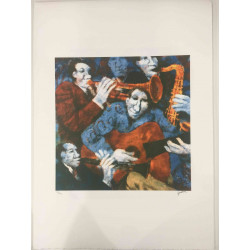 Remo Squillantini Offsetová litografia certifikovaná 50x70 cm