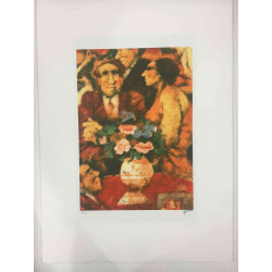 Remo Squillantini Offsetová litografia certifikovaná 50x70 cm