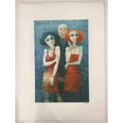 Remo Squillantini Offsetová litografia certifikovaná 50x70 cm