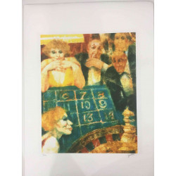 Remo Squillantini Offsetová litografia certifikovaná 50x70 cm