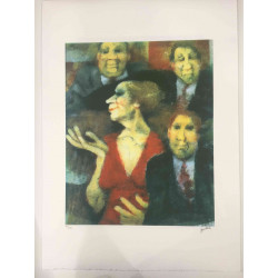 Remo Squillantini Offsetová litografia certifikovaná 50x70 cm