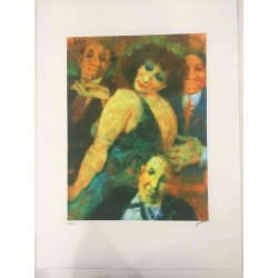 Remo Squillantini Offsetová litografia certifikovaná 50x70 cm