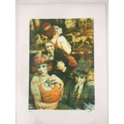 Remo Squillantini Offsetová litografia certifikovaná 50x70 cm
