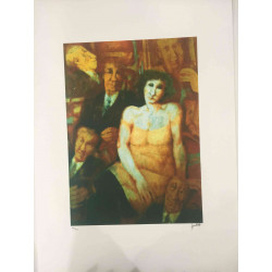 Remo Squillantini Offsetová litografia certifikovaná 50x70 cm