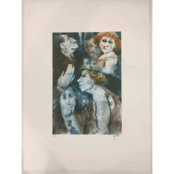 Remo Squillantini Offsetová litografia certifikovaná 50x70 cm