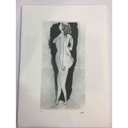 Renato Guttuso Offsetowa litografia 50x70 cm certyfikowana