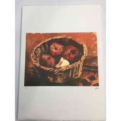 Renato Guttuso Offsetowa litografia 50x70 cm certyfikowana