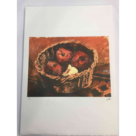 Renato Guttuso Litografía Offset 50x70 cm certificada