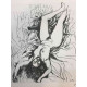 Renato Guttuso Litografía Offset 50x70 cm certificada