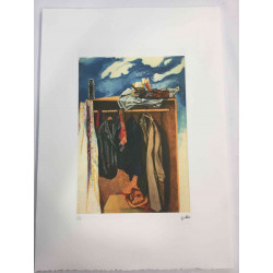 Renato Guttuso Off-set 50x70 cm-ko litografia ziurtagiria