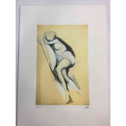 Renato Guttuso Offsetowa litografia 50x70 cm certyfikowana