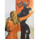Renato Guttuso Litografía Offset 50x70 cm certificada