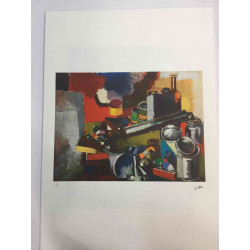 Renato Guttuso Offsetowa litografia 50x70 cm certyfikowana