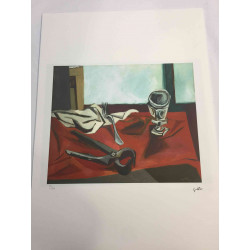 Renato Guttuso Offsetowa litografia 50x70 cm certyfikowana