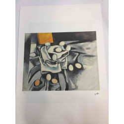 Renato Guttuso Offsetowa litografia 50x70 cm certyfikowana