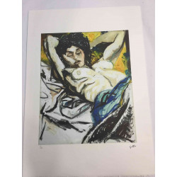 Renato Guttuso Off set lithograph cm 50x70 certified