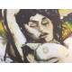 Renato Guttuso Off set lithograph cm 50x70 certified