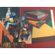 Renato Guttuso Litografía Offset 50x70 cm certificada