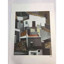 Renato Guttuso Offsetowa litografia 50x70 cm certyfikowana