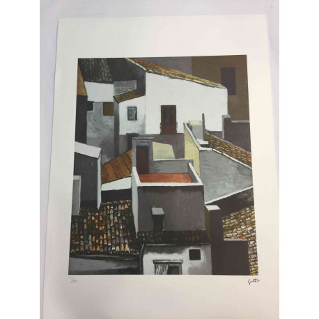 Renato Guttuso Litografía Offset 50x70 cm certificada