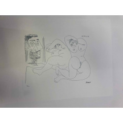 Picasso Lithografie off set 50x70 cm Museumeditie