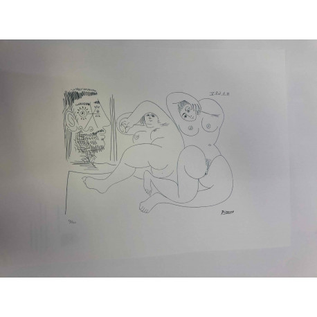 Picasso Lithografie off set 50x70 cm Museumeditie