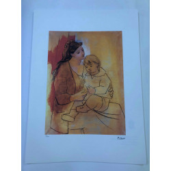 Litografía Picasso off set 50x70 cm Edición museo