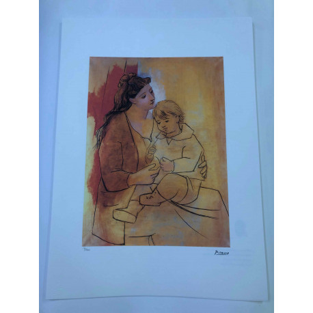 Litografía Picasso off set 50x70 cm Edición museo