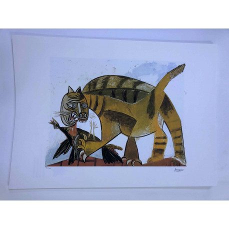 Litografia de Picasso off set 50x70 cm Edição Museu