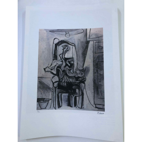 Picasso Lithographie hors set 50x70 cm Edition Musée