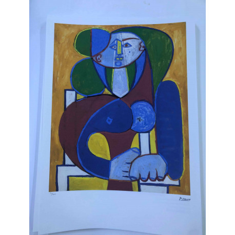 Picasso Litografia off set 50x70 cm edizione  Museo