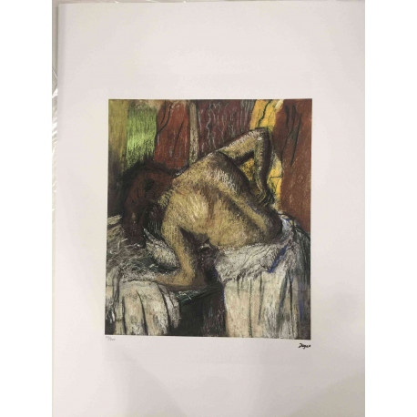 Zestaw litografii Edgara Degasa o wymiarach 50x70 cm