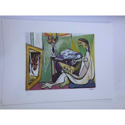 Picasso Lithographie hors set 50x70 cm Edition Musée