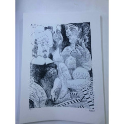 Picasso-Lithographie, Off-Set, 50 x 70 cm, Museumsausgabe