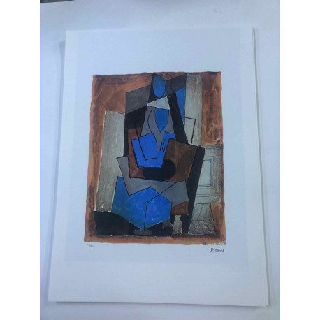 Picasso Litografía offset 50x70 cm Edición Museo