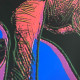 Andy Warhol Lithographie hors set 60x60 cm