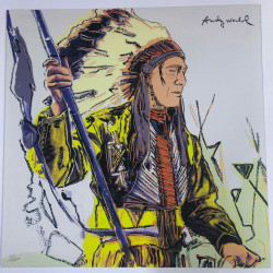 Litografía Andy Warhol off set 60x60 cm