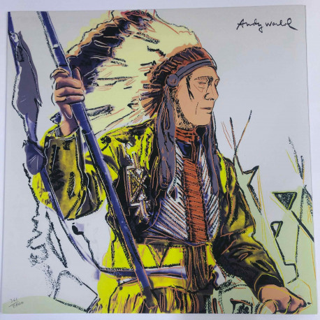 Litografía Andy Warhol off set 60x60 cm