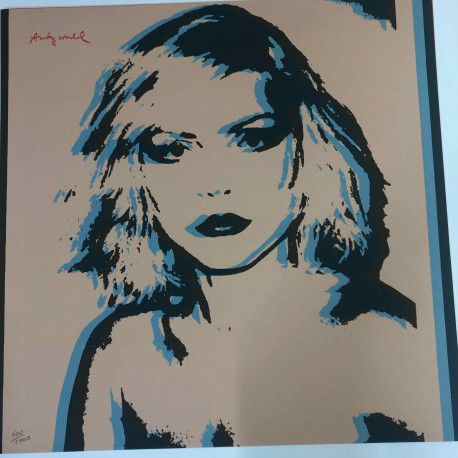 Andy Warhol 60x60 cm-ko litografia-sorta