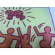 Keith Haring Lithograph off set 50x70 cm certified