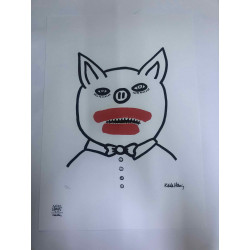 Litografická súprava Keith Haring certifikovaná 50x70 cm