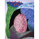 David Hockney  Litografia off set cm 50x70 certificata