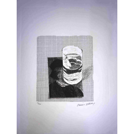 David Hockney  Litografia off set cm 50x70 certificata