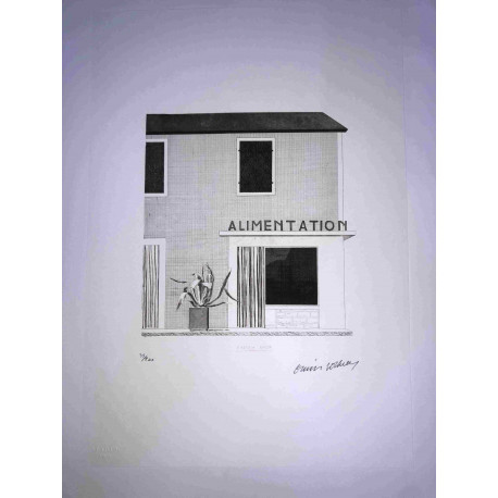 David Hockney  Litografia off set cm 50x70 certificata