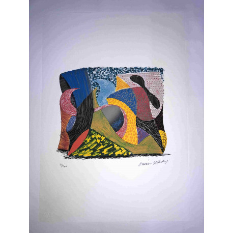 David Hockney  Litografia off set cm 50x70 certificata