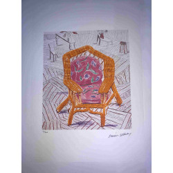David Hockney  Litografia off set cm 50x70 certificata