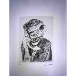 David Hockney  Litografia off set cm 50x70 certificata