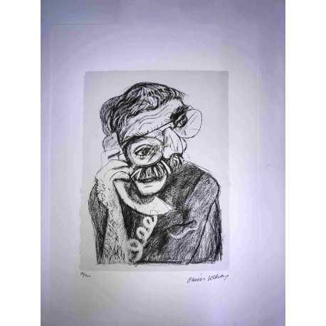 David Hockney  Litografia off set cm 50x70 certificata