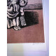 Giorgio De Chirico lithograph cm 50x70 signature pencil